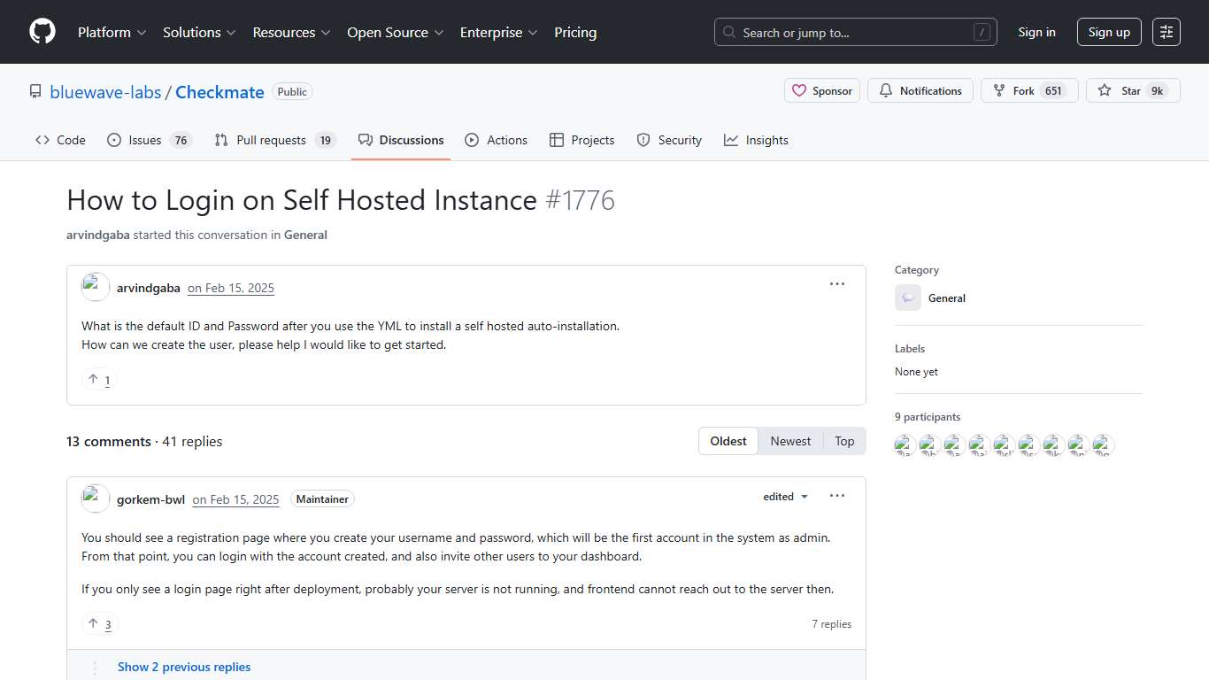 How to Login on Self Hosted Instance · bluewave-labs/Checkmate · Discussion #1776 · GitHub